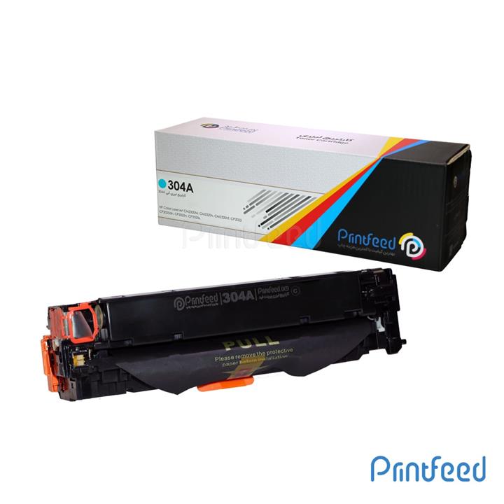 کارتریج لیزری آبی مدل 304A طرح فابریک پرینت فید printfeed